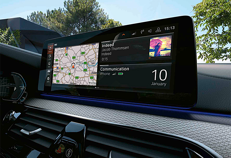 BMW 5er Display