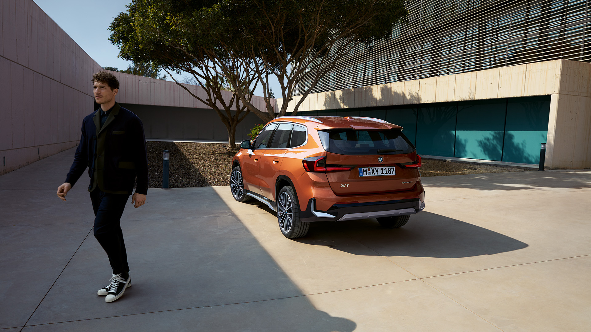 BMW X1 Heck