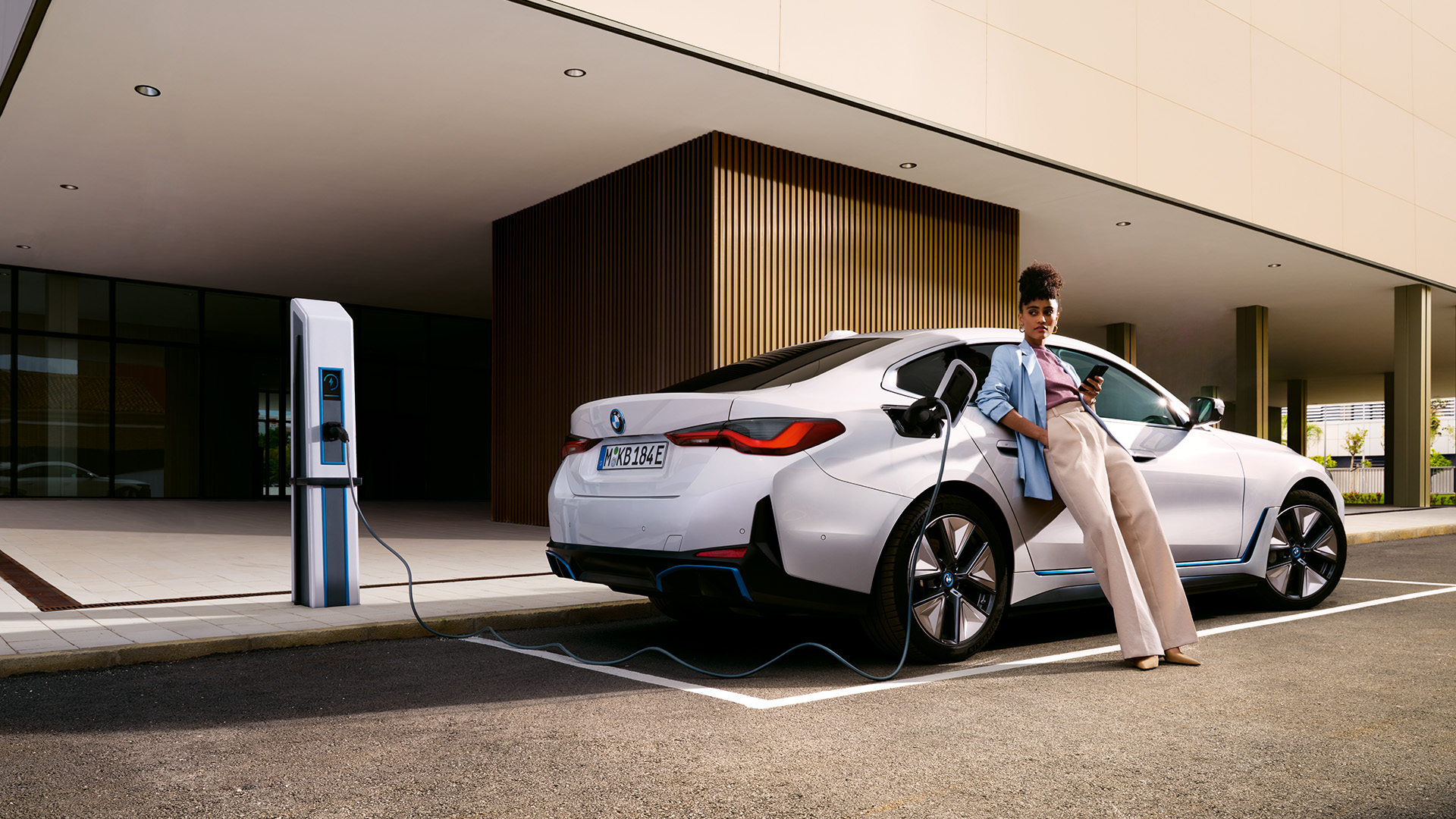 BMW i4 Heck