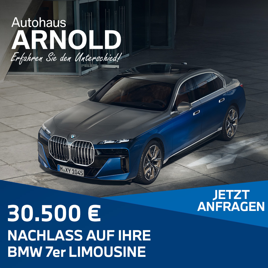BMW 7er Aktionsangebot Neuwagen