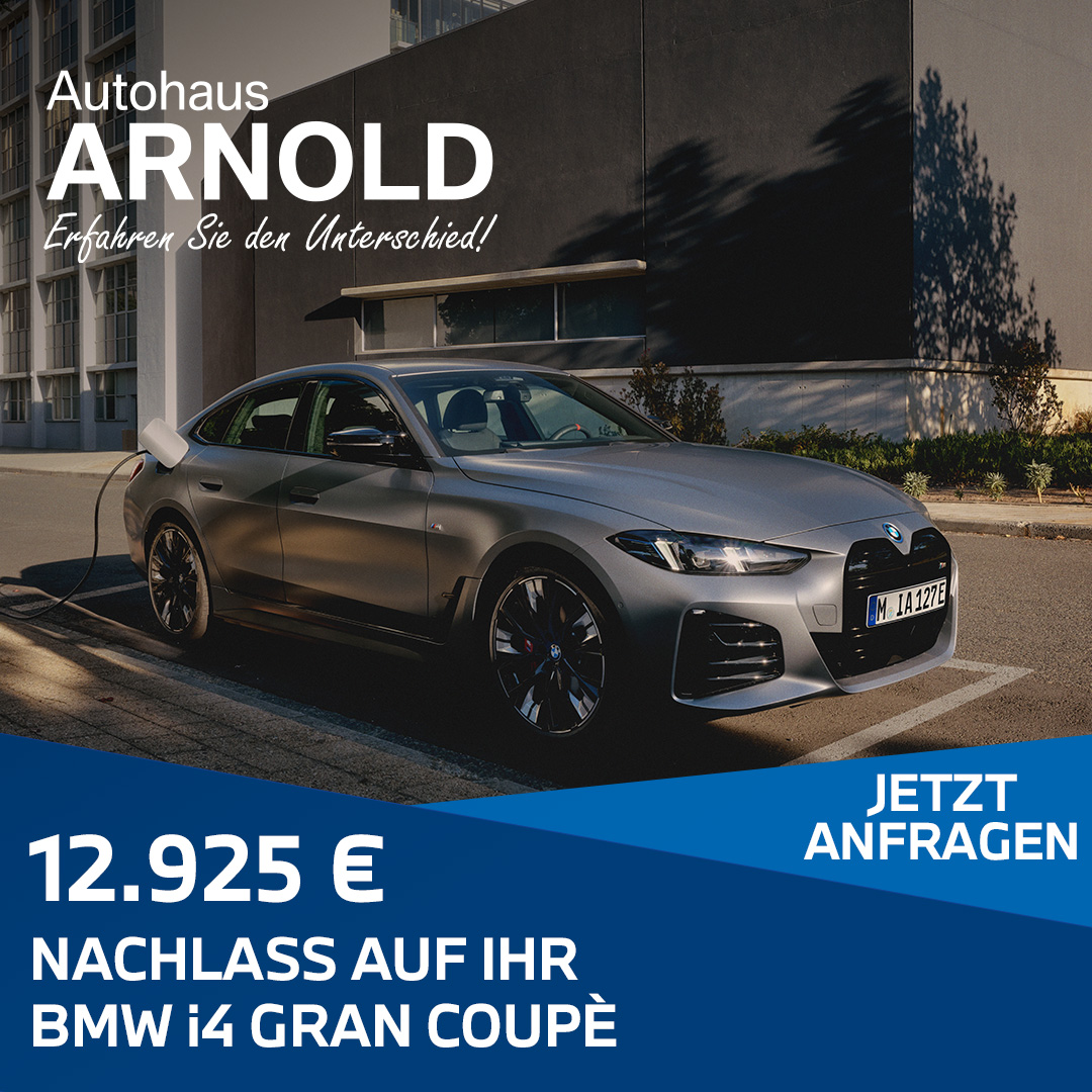 BMW i4 Gran Coupé Aktionsangebot Neuwagen