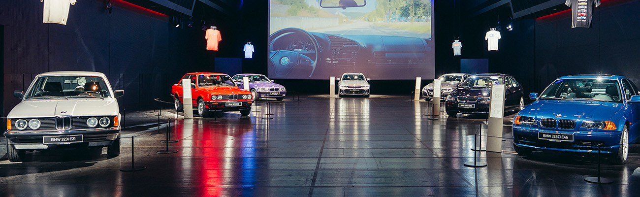 BMW Modellreihe 3er in der Ausstellungshalle
