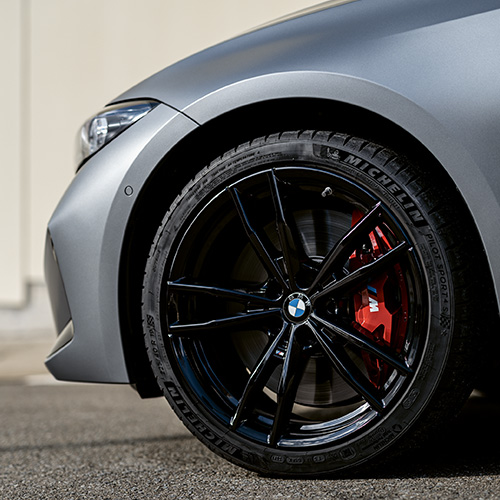 BMW 3er Limousine, Detail der Felge