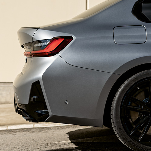 BMW 3er Limousine, Heck Seitenansicht