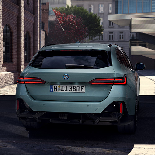 BMW 5er Touring, Heck