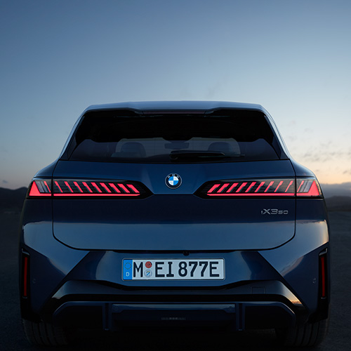 BMW iX3 Neue Klasse Heck mit LED-Leuchten