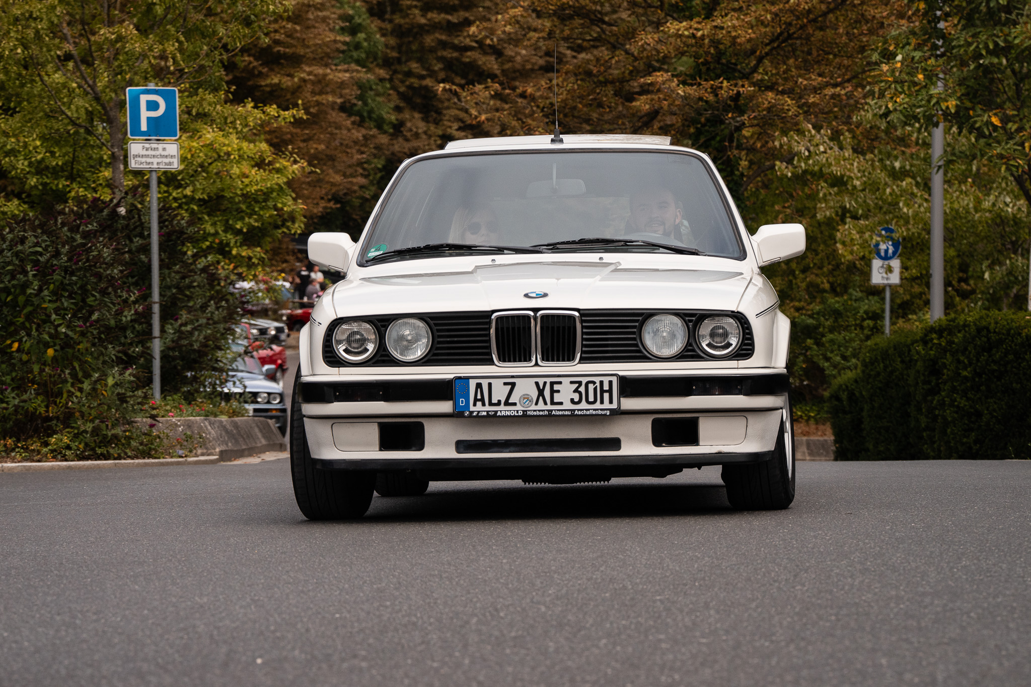 BMW E30 in weiß