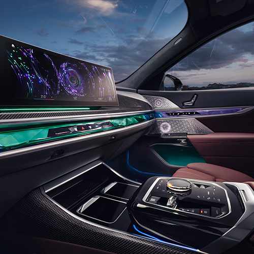 BMW 7er Curved Display & iDrive Controller
