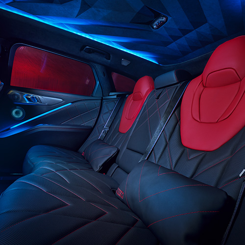 BMW XM Rückbank