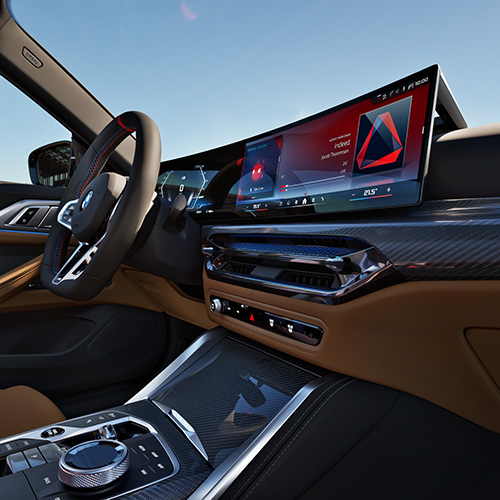 BMW i4 (G26) Gran Coupé Curved Display