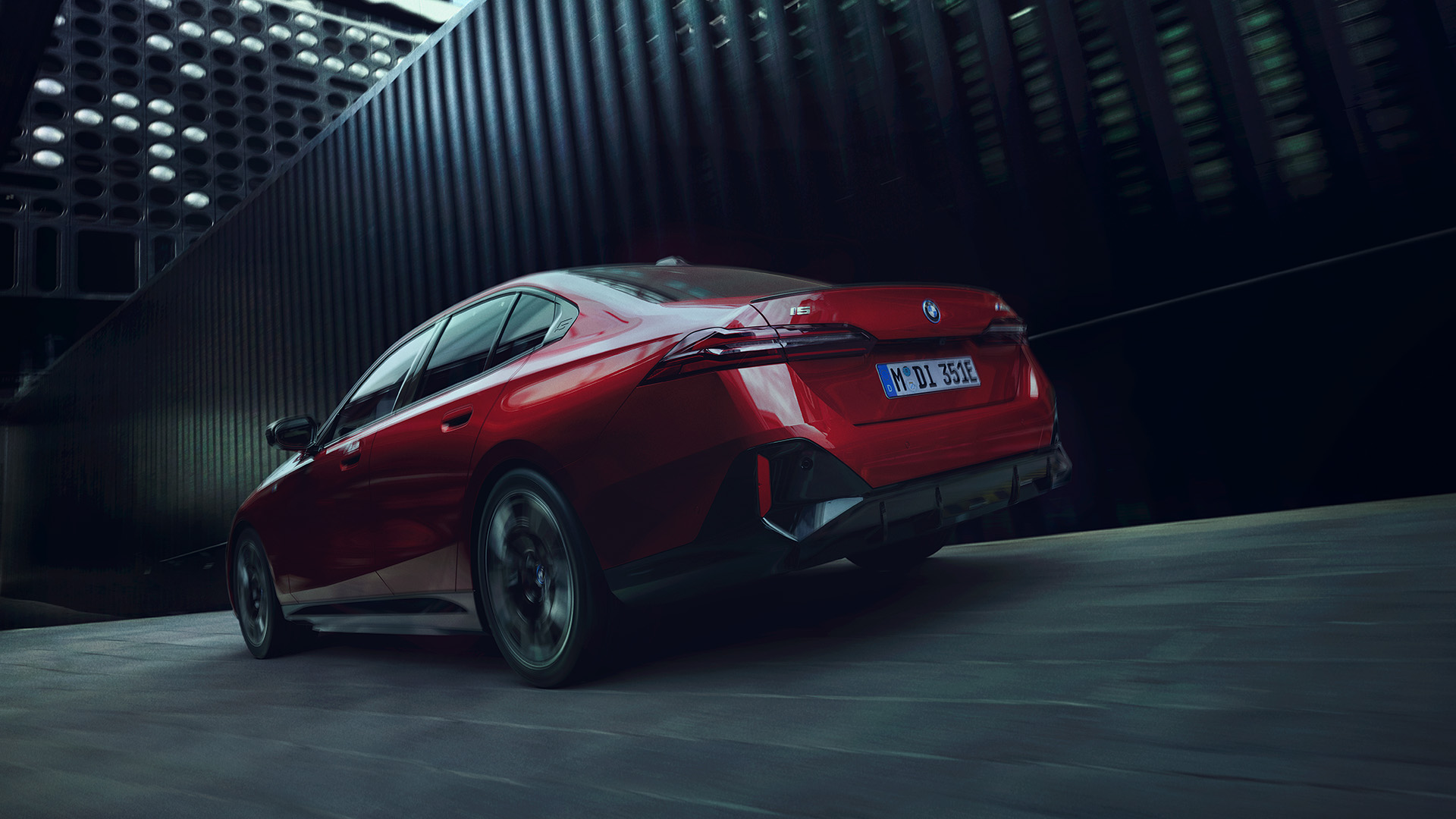 BMW i5 Limousine G60 Heckansicht