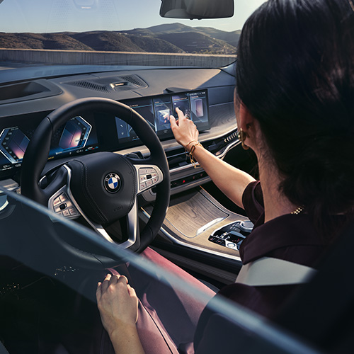 BMW X7 Interieur, Curved Display