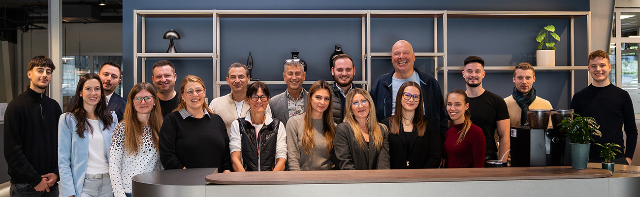 Team BMW Autohaus ARNOLD bei der Verabschiedung von Stefan Forster