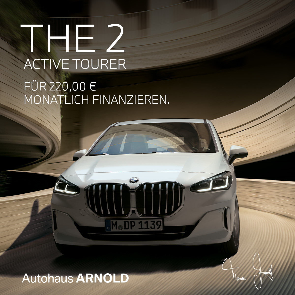 BMW 2er Active Tourer Aktionsangebot für 220,00 € monatlich finanzieren