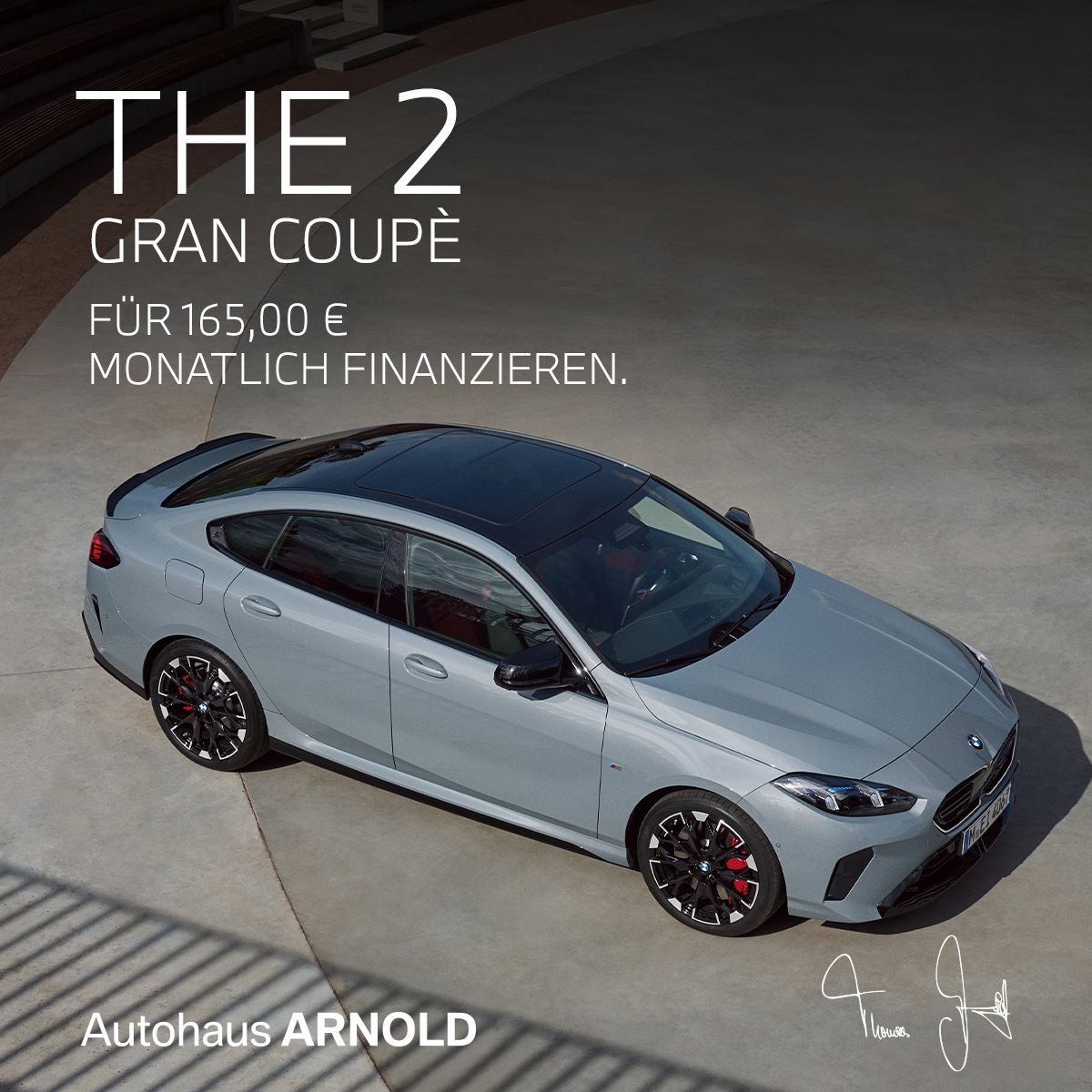 Aktionsangebot BMW 2er Gran Coupé (F74) für monatlich 165,00 € finanzieren