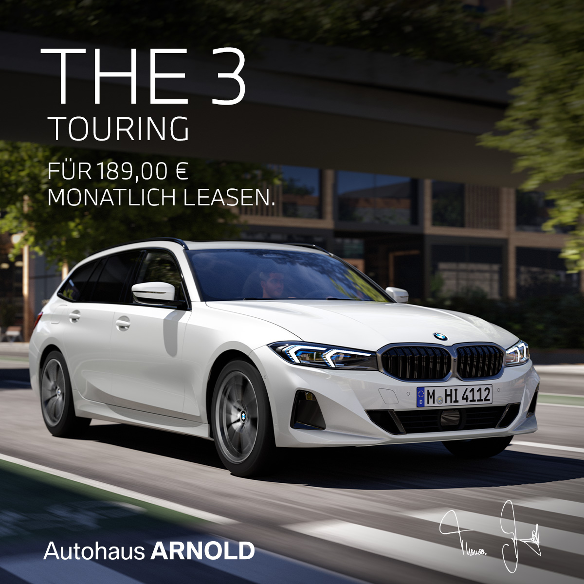 BMW 3er Touring Aktionsangebot für 189,00 € monatlich leasen
