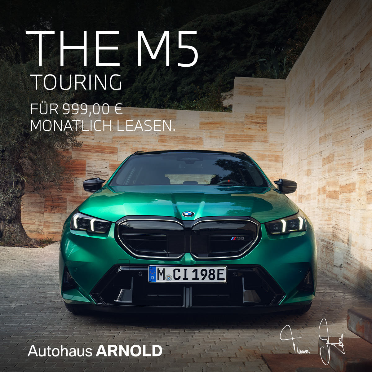 BMW M5 Touring Aktionsangebot für 999,00 € monatlich leasen