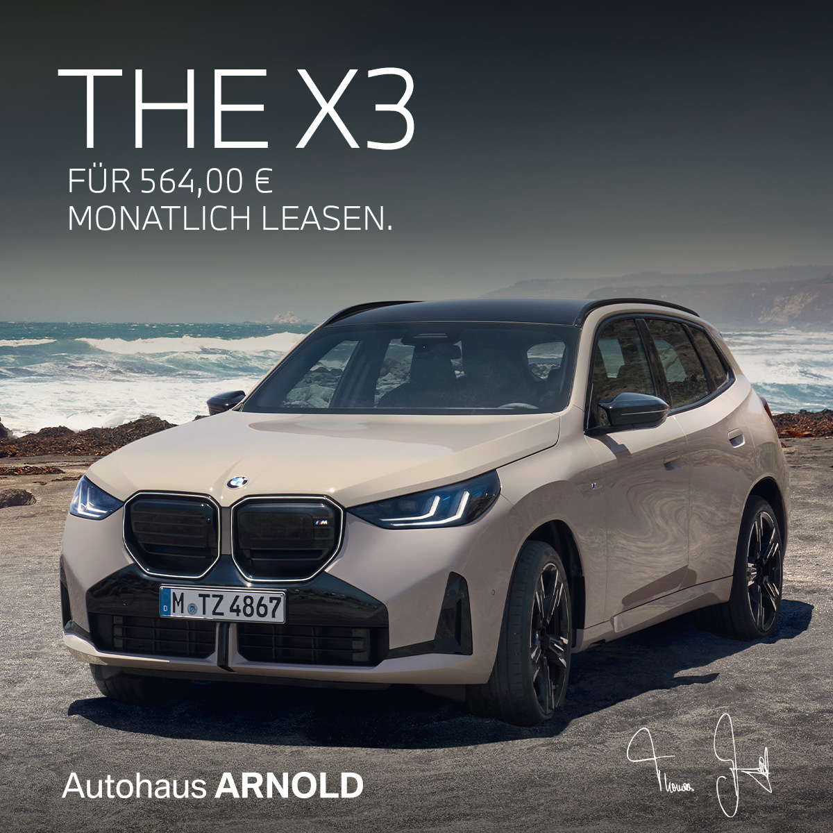 BMW X3 Aktionsangebot für 564,00 € monatlich leasen