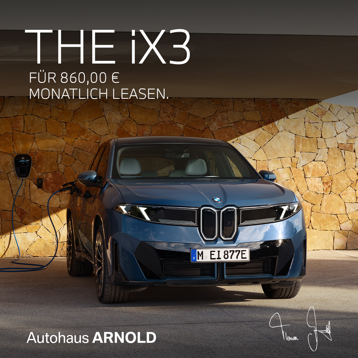 BMW iX3 Neue Klasse Aktionsangebot für 860,00 € monatlich leasen