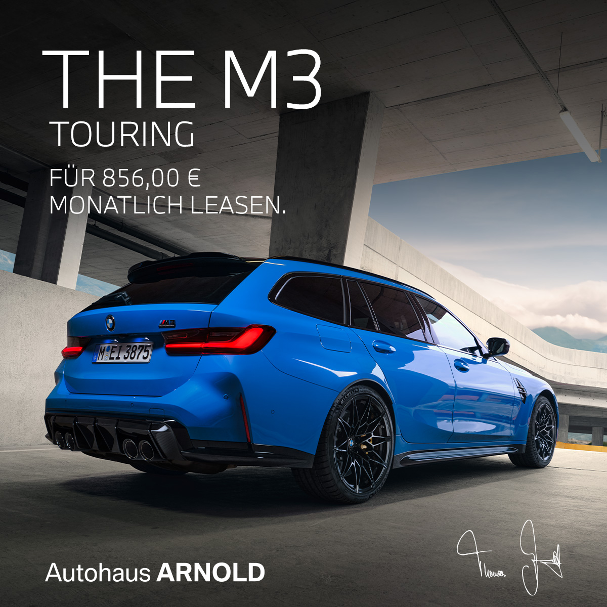 BMW M3 Touring Aktionsangebot für 856,00 € monatlich leasen