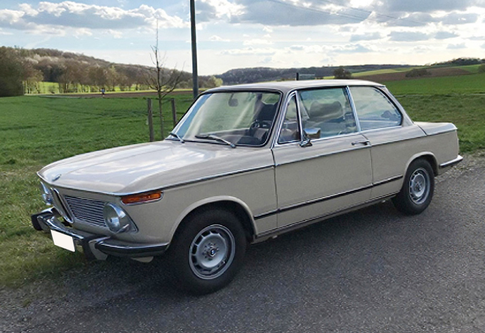 BMW 1802 Baujahr 1972 bei der MOTION Spessart Rallye 2026