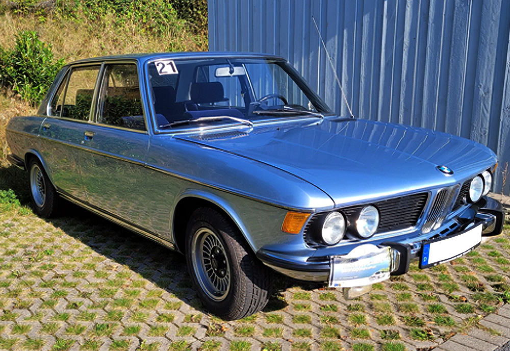 BMW 30s Baujahr 1971 bei der MOTION Spessart Rallye 2026.