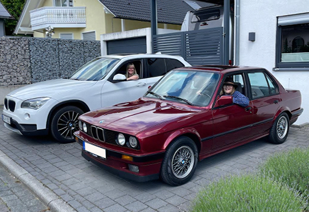BMW 320i Cabrio Baujahr 1990 bei der MOTION Spessart Rallye 2026