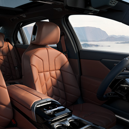 BMW i7 Facelift, Interieur Ledersitze