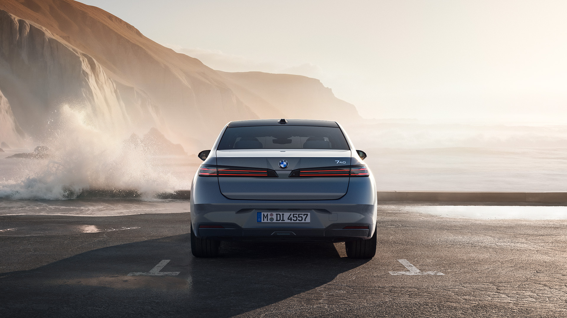 BMW G70 LCI Facelift, Heckansicht