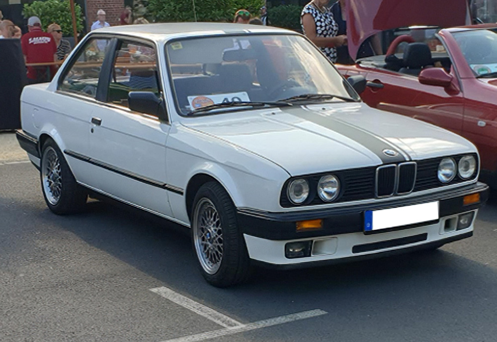 BMW E30 Baujahr 1988 bei der MOTION Spessart Rallye 2026