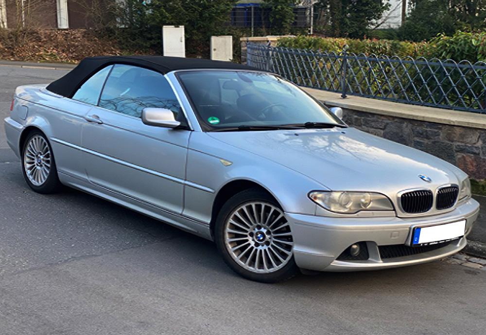 BMW E46 325ci Cabrio Baujahr 2004 bei der MOTION Spessart Rallye 2026