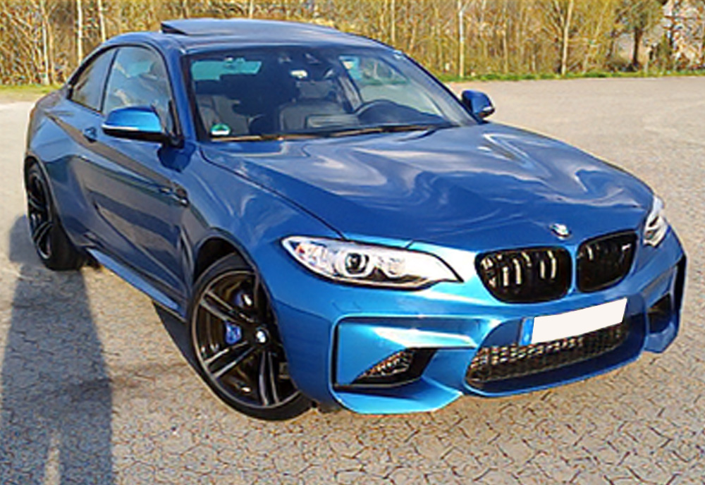 BMW M2 Baujahr 2016 bei der MOTION Spessart Rallye 2026