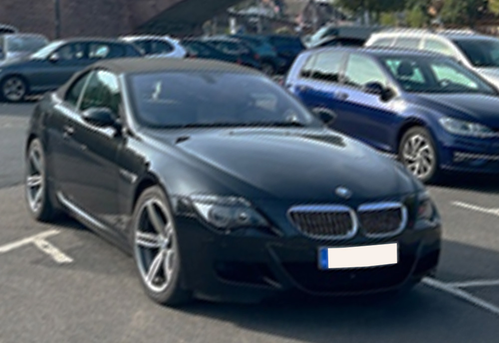 BMW M6 Cabrio Baujahr 2006 bei der MOTION Spessart Rallye 2026