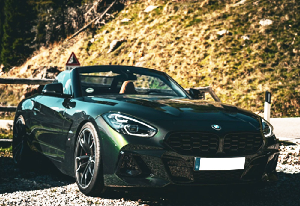 BMW Z4 M40i Baujahr 2025 bei der MOTION Spessart Rallye 2026