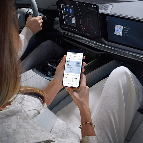 BMW 7er Facelift, BMW Interieur, Zentral Display