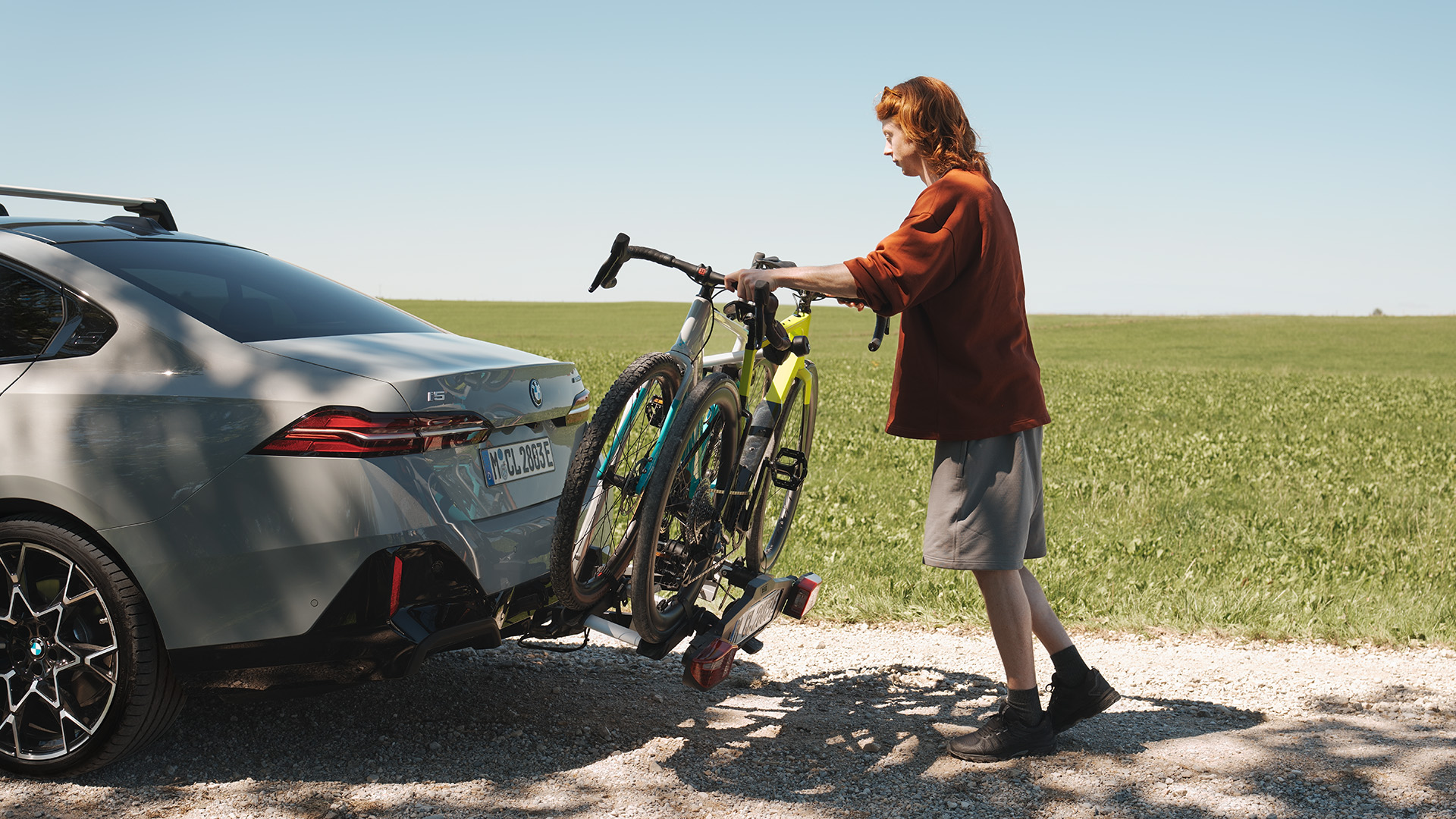 BMW Original Zubehör, BMW Heckgepäckträger Pro 3.0 am BMW i5