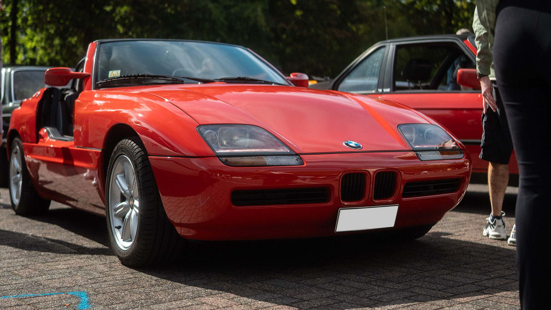 BMW Klassiker Cabrio in rot